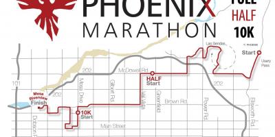 Karta Phoenix marathon