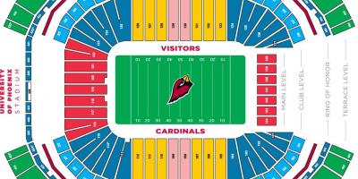 Arizona Cardinals stadion karti