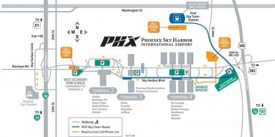 Zračna luka Phoenix karti