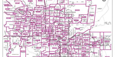 Grad Phoenix ZIP kod na karti